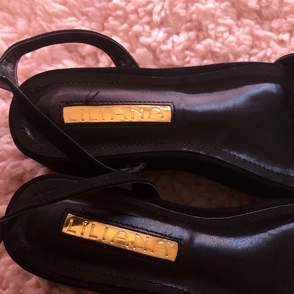 Dolls Kill Platform Strappy Faux-Suede Sandals - Picture 8 of 16